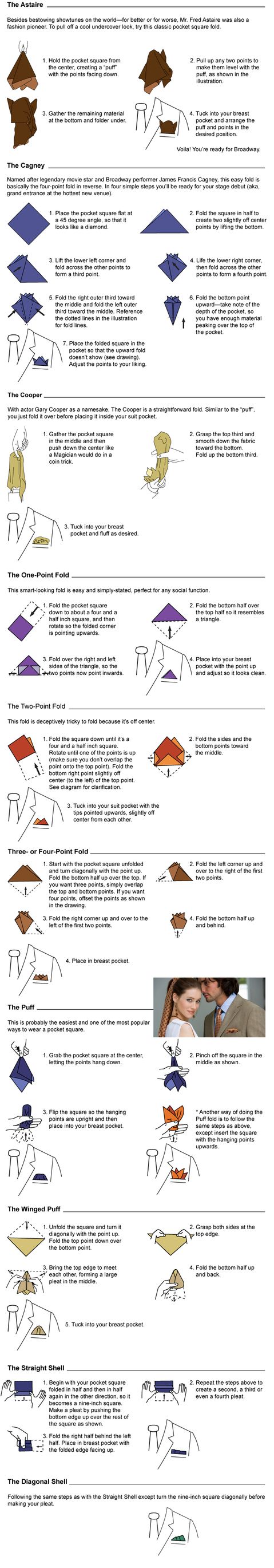 How to: fold a pocket square
