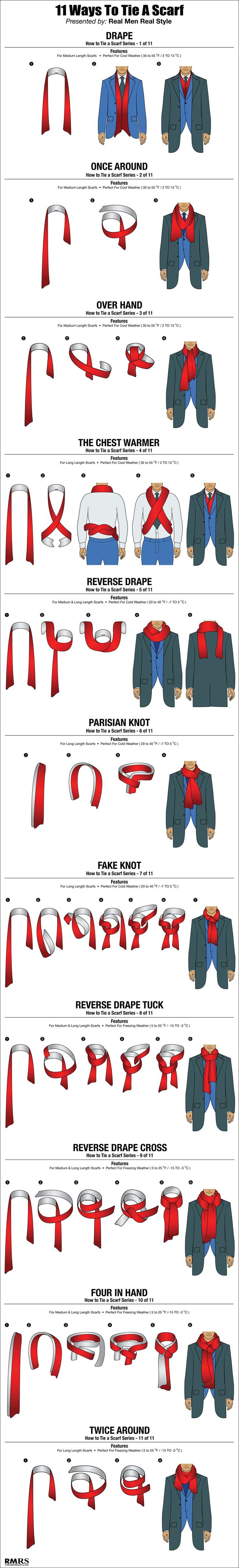 How to: tie a scarf